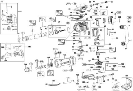 Part Location Diagram of 493968-00 DeWALT SCREW