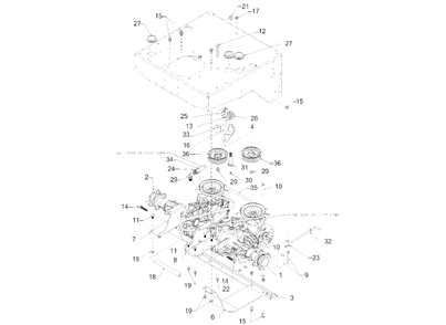 Rear Axle Diagram and Parts List for DXGHW48P (55RI6HN6038)(2021) DeWALT Lawn Mower