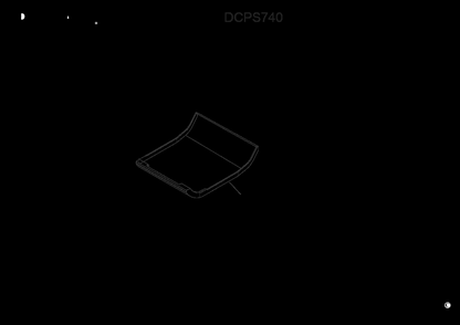 Section 1 Diagram and Parts List for DCPS740 Type 1 DeWALT Miscellaneous