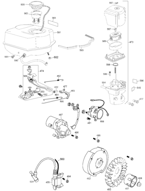 Flywheel & Linkage Diagram and Parts List for DPE3800X Type 1 DeWALT Pressure Washer