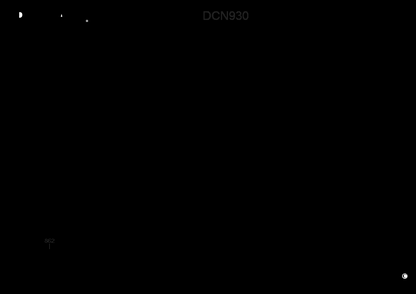 Section 1 Diagram and Parts List for DCN930B Type 1 DeWALT Nailer