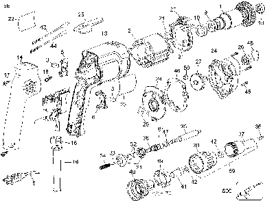 Page A Diagram and Parts List for DW272W Type 5 DeWALT Screwdriver