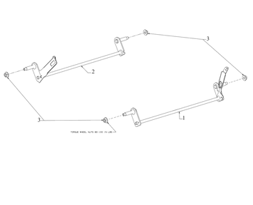 Axles Diagram and Parts List for DCMWP233 (18A-U2C2738)(2022) DeWALT Lawn Mower