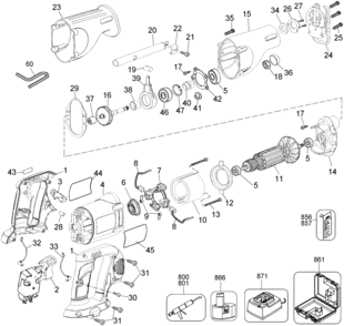 Part Location Diagram of 1006628-00 DeWALT BATTERY