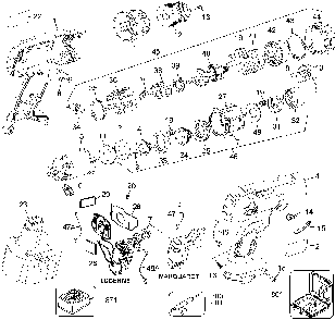 Exploded Diagram A Diagram and Parts List for D994KQ-04 Type 1 DeWALT Electric Drill