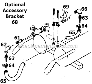 Page B Diagram and Parts List for K5HGA-8P Type 0 DeWALT Compressor