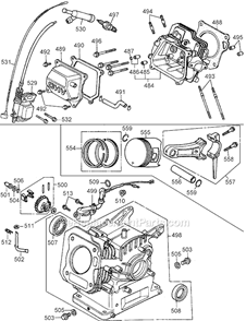 Page B Diagram and Parts List for K5HGA-8P Type 1 DeWALT Compressor
