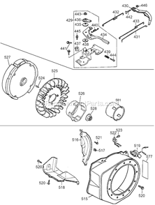 Page E Diagram and Parts List for K5HGA-8P Type 1 DeWALT Compressor