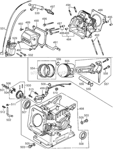 Page A Diagram and Parts List for K5HGA-8P Type 2 DeWALT Compressor
