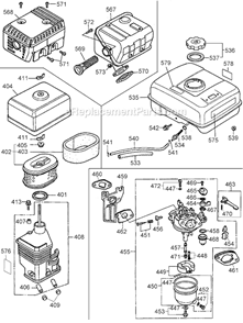 Page B Diagram and Parts List for K5HGA-8P Type 2 DeWALT Compressor