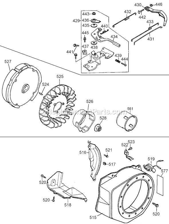 Page D Diagram and Parts List for K5HGA-8P Type 2 DeWALT Compressor