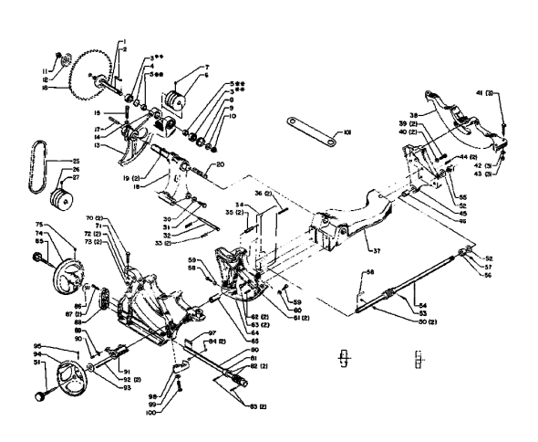 Delta 34-771 Diagram and Parts List for 34-771  Delta Saw