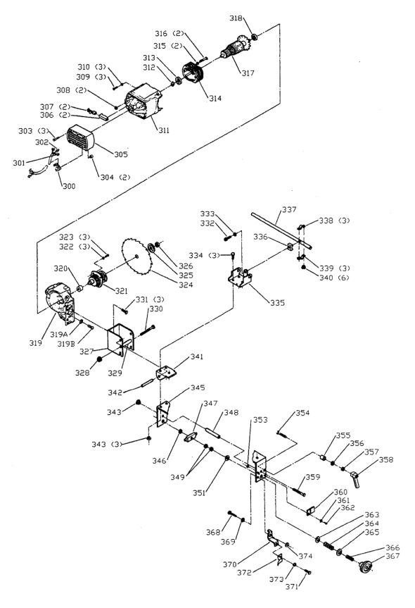 Delta 36-510 Diagram and Parts List for 36-510  Delta Saw