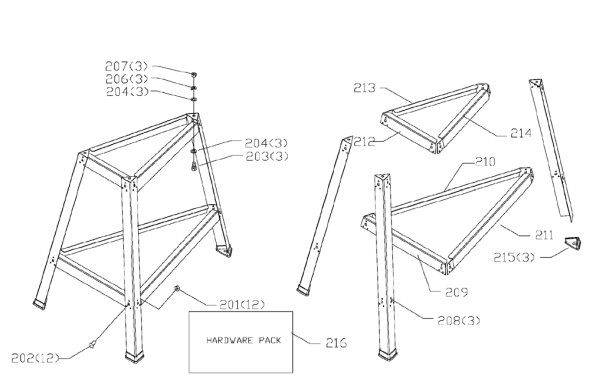 Delta Ss350 Diagram and Parts List for SS350  Delta Saw