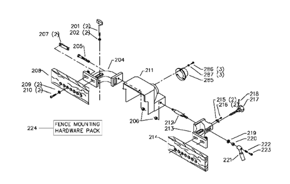 Delta 43-445 Diagram and Parts List for 43-445  Delta Shaper