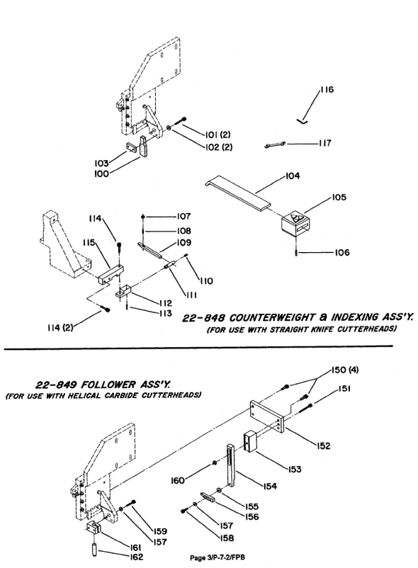Delta 22-848 Diagram and Parts List for 22-848  Delta Miscellaneous