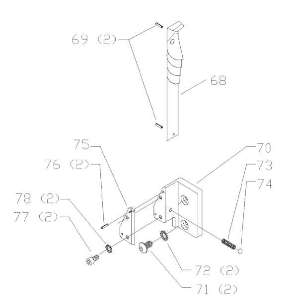 Delta 34-868 Type-1 Diagram and Parts List for 34-868 Type-1 Delta Saw