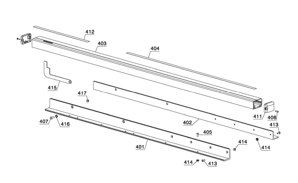 Delta 78-055b Type-1 Diagram and Parts List for 78-055B Type-1 Delta Saw