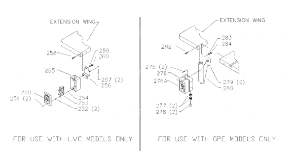 Delta 36-831a Diagram and Parts List for 36-831A  Delta Saw