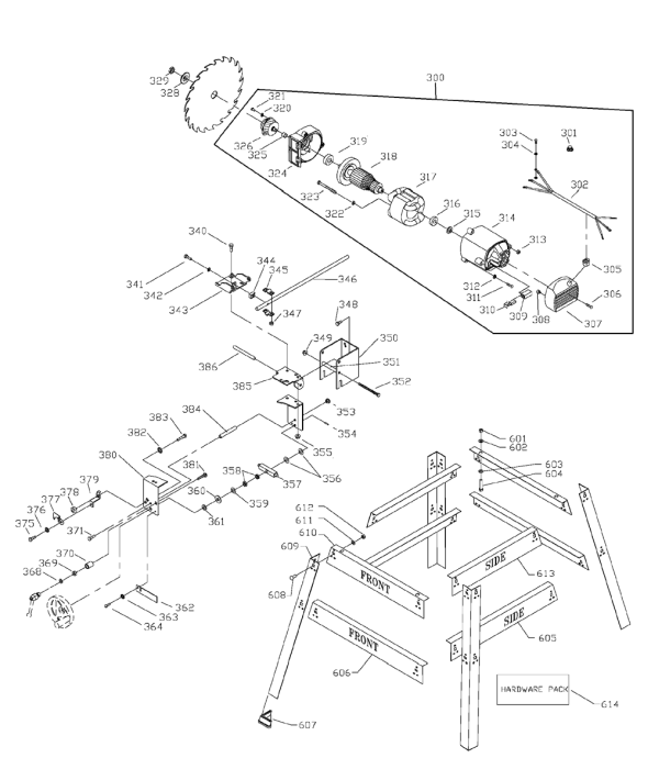 Delta Sm200l Diagram and Parts List for SM200L  Delta Saw