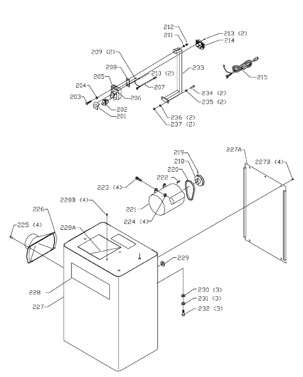 Delta 37-196 Diagram and Parts List for 37-196  Delta Planer Jointer