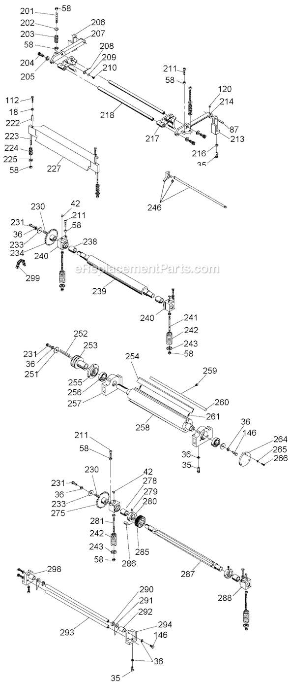 Page C Diagram and Parts List for 22-451 Type 2 Delta Planer Jointer