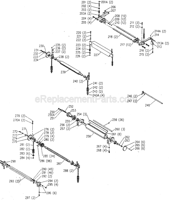 Page C Diagram and Parts List for 22-470 Type 1 Delta Planer Jointer