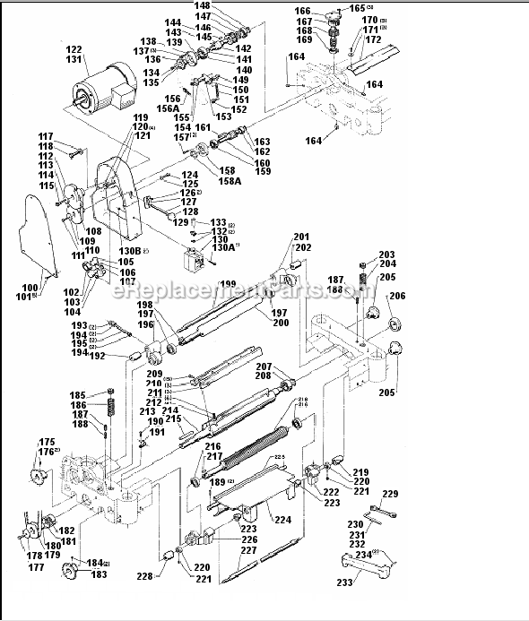 Page C Diagram and Parts List for 22-661 Type 2 Delta Planer Jointer