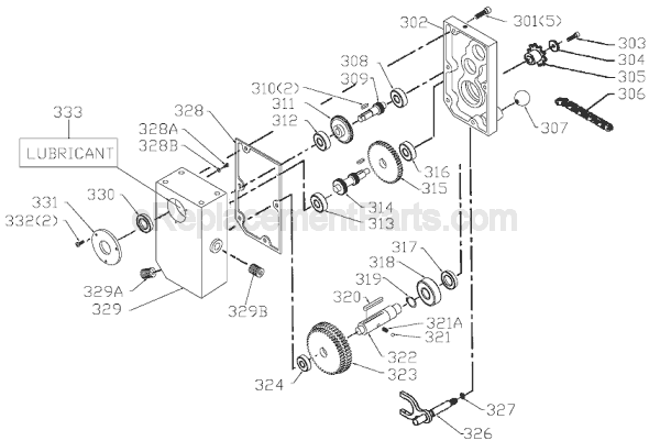 Page C Diagram and Parts List for 22-780X Type 1 Delta Planer Jointer