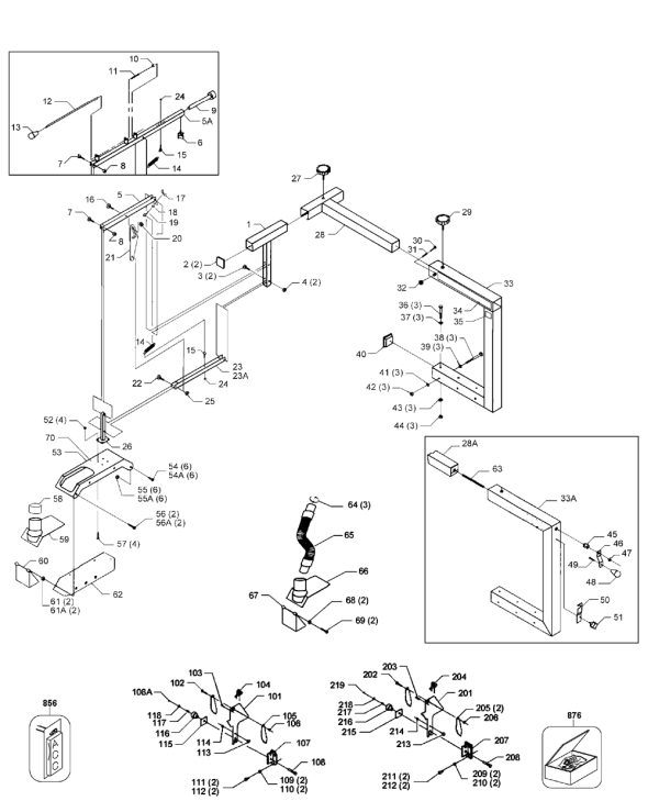 Delta 78-955 Type-1 Diagram and Parts List for 78-955 Type-1 Delta Saw