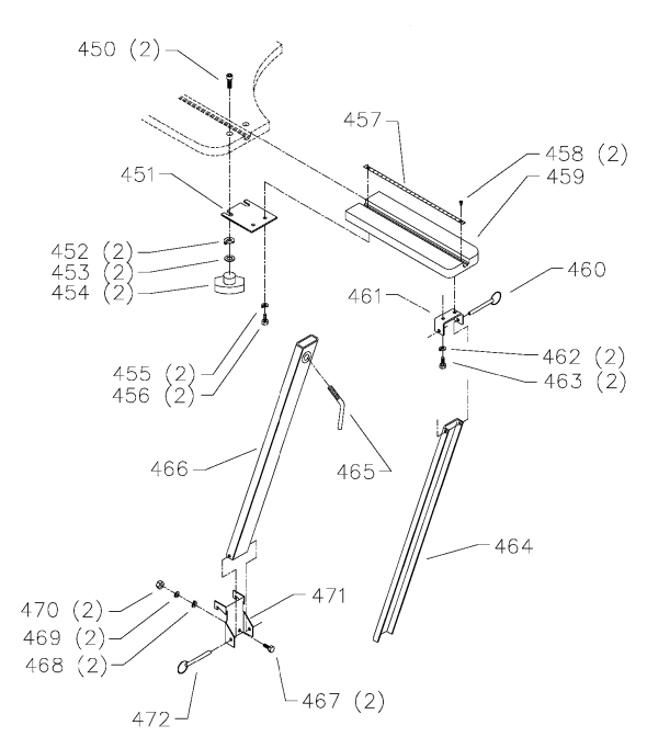 Delta 31-280 Diagram and Parts List for 31-280  Delta Sander Grinder