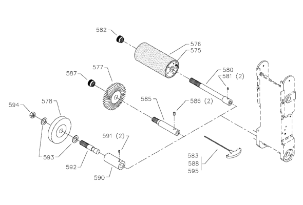 Delta 31-278 Diagram and Parts List for 31-278  Delta Sander Grinder