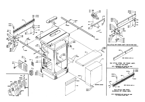 Delta Cs4k Diagram and Parts List for CS4K  Delta Saw