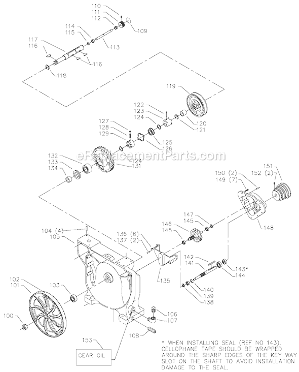 Page B Diagram and Parts List for 28-348F Type 1 Delta Band Saw