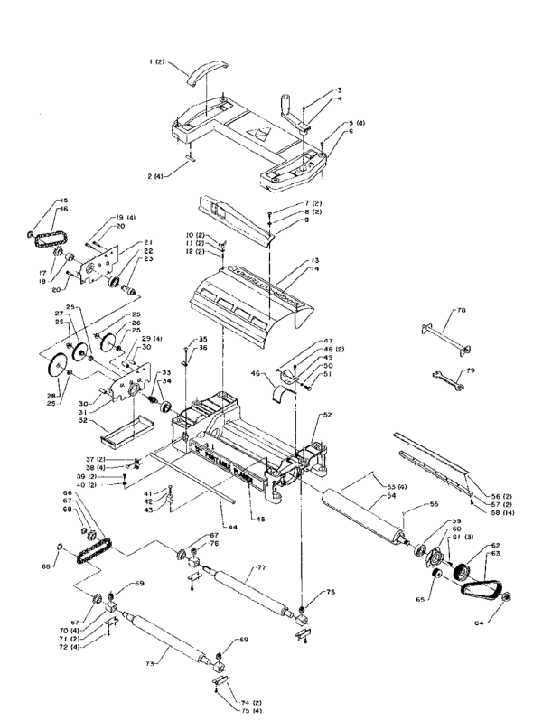 Delta Tp300 Diagram and Parts List for TP300  Delta Planer Jointer