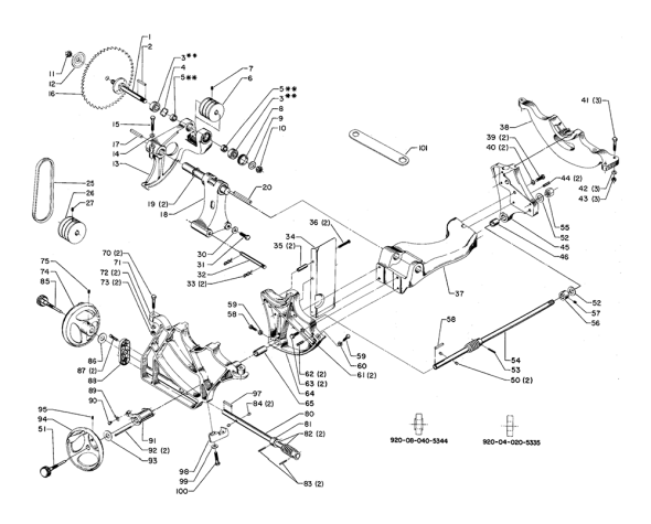 Delta 34-450 Diagram and Parts List for 34-450  Delta Saw