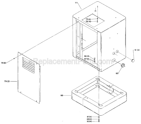 Page B Diagram and Parts List for 31-125 Type 2 Delta Sander Polisher