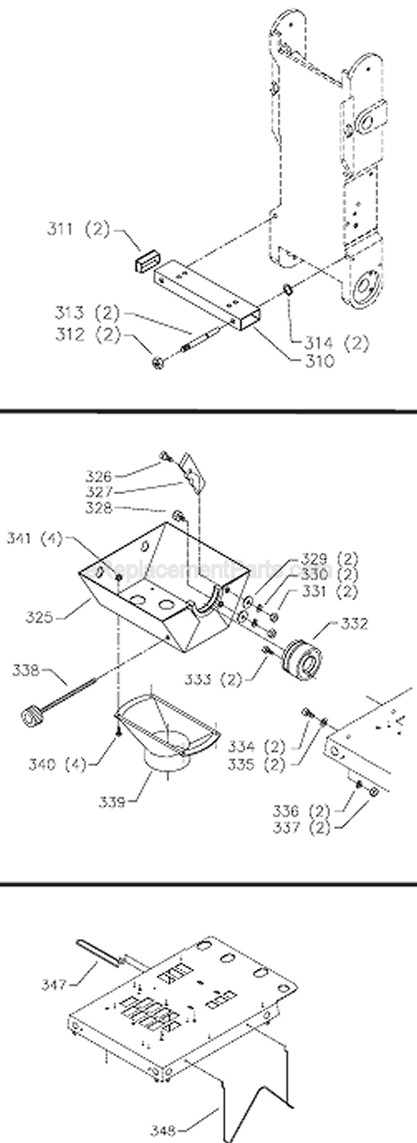 Page D Diagram and Parts List for 31-280 Type 1 Delta Sander Polisher
