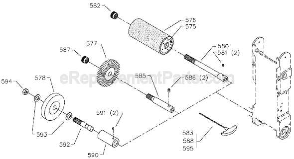 Page F Diagram and Parts List for 31-280 Type 1 Delta Sander Polisher