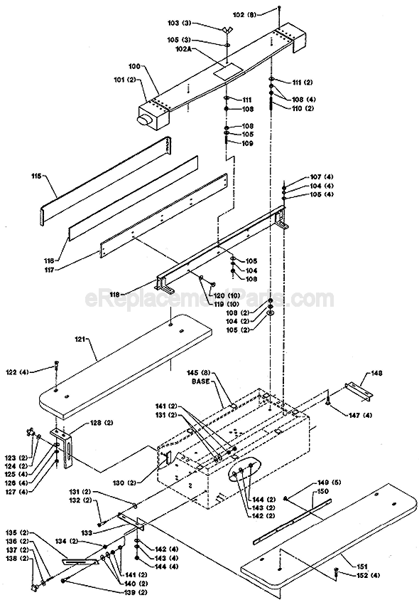 Page B Diagram and Parts List for 31-382 Type 2 Delta Sander Polisher