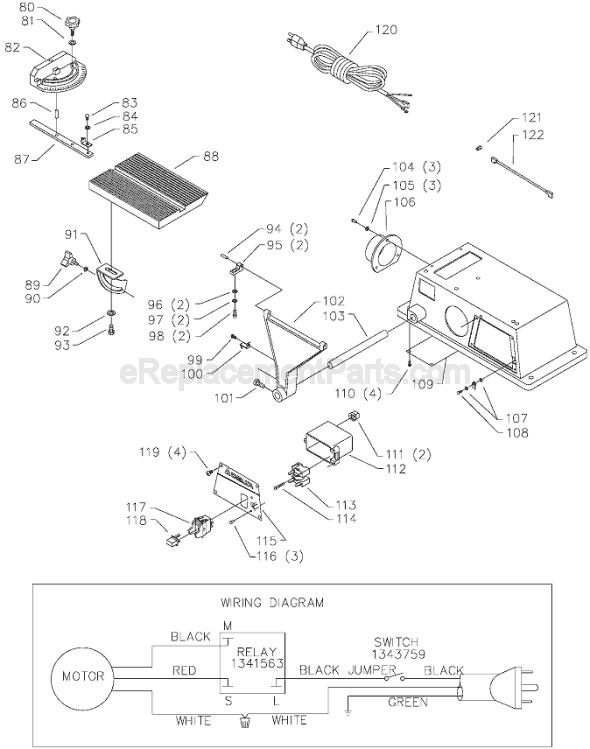 Page B Diagram and Parts List for 31-460 Type 2 Delta Sander Polisher