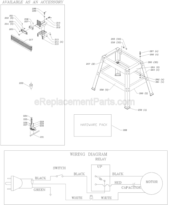 Page B Diagram and Parts List for 31-695 Type 2 Delta Sander Polisher