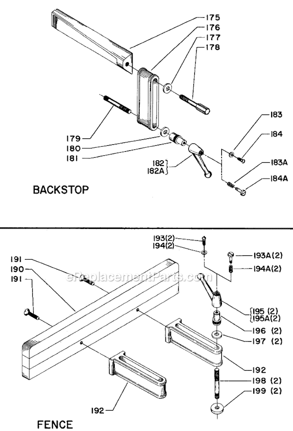 Page C Diagram and Parts List for 31-710 Type 1 Delta Sanding Table