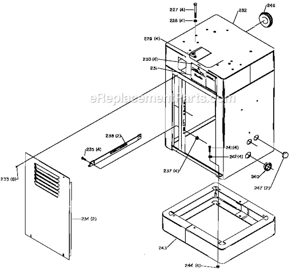 Page C Diagram and Parts List for 31-731A Type 1 Delta Sanding Table