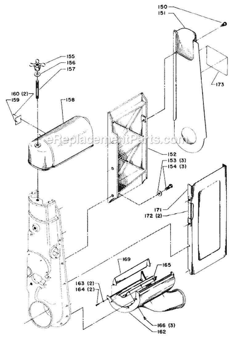 Page B Diagram and Parts List for 31-910 Type 1 Delta Sander Polisher