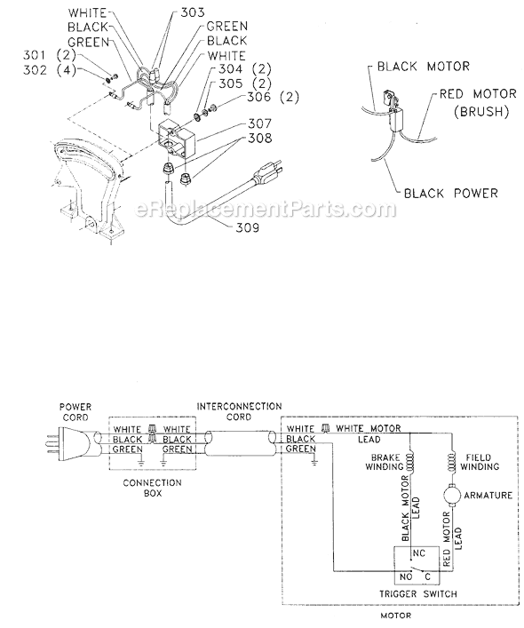 Page D Diagram and Parts List for 33-060 Type 1 Delta Band Saw