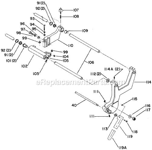 Page B Diagram and Parts List for 33-150 Type 1 S/N 87E69387 and Above Delta Table Saw