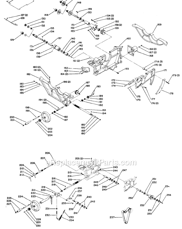 Page B Diagram and Parts List for 34-890 Type 1 Delta Band Saw