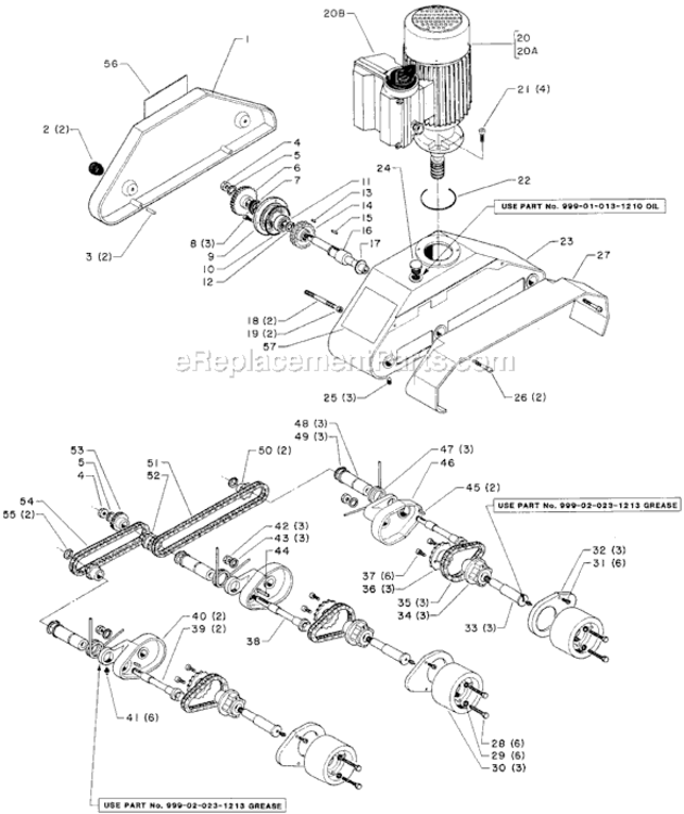 Page A Diagram and Parts List for 34-994 Type 1 Delta Power Feeder