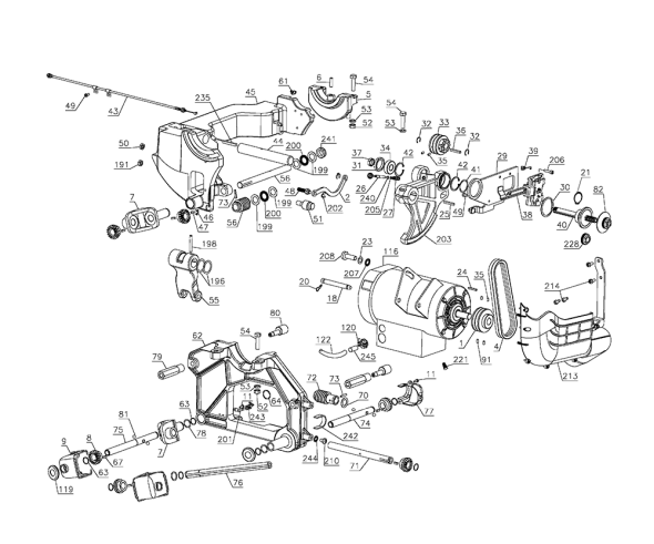 Delta 36-L500lvc Type-2 Diagram and Parts List for 36-L500LVC Type-2 Delta Saw